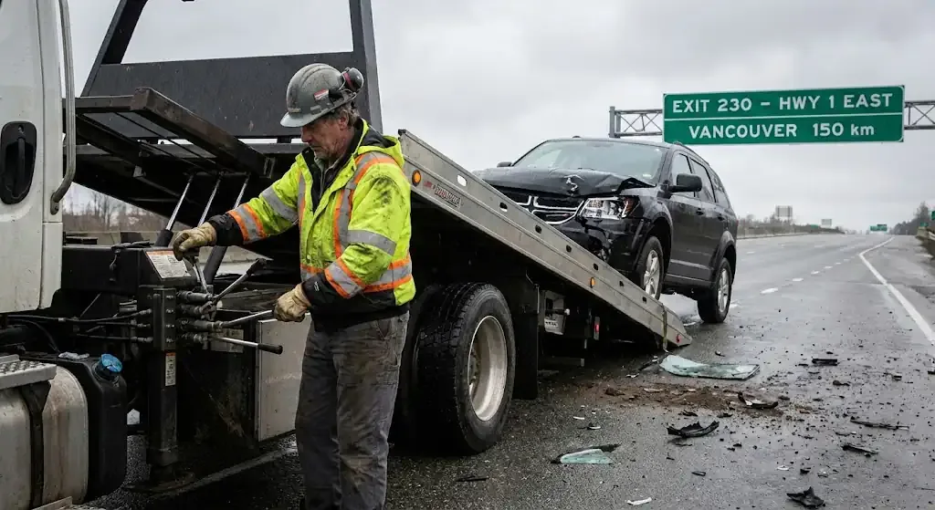Kitchener accident recovery with proper scene management