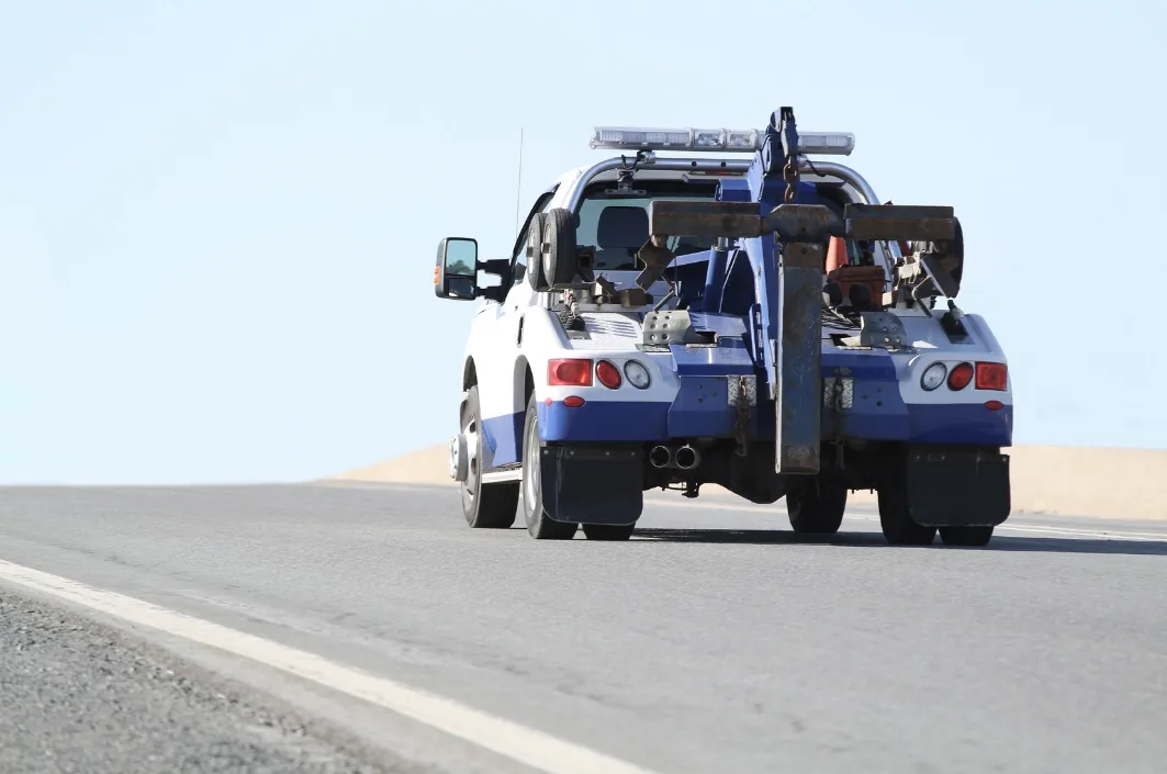 Kitchener wrecker tow truck on the roadside